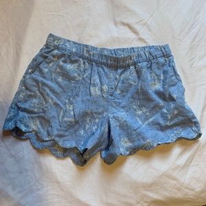 Old navy flower jean shorts